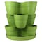 Emsco Group Stackable Flower Tower Planter, Holds up to 9 Plants, Great Both Indoors and Outdoors, Sage Green 2389-1 - alternate 1